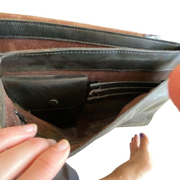 Handmade Mexican Leather Briefcase - Picture 7 of 15